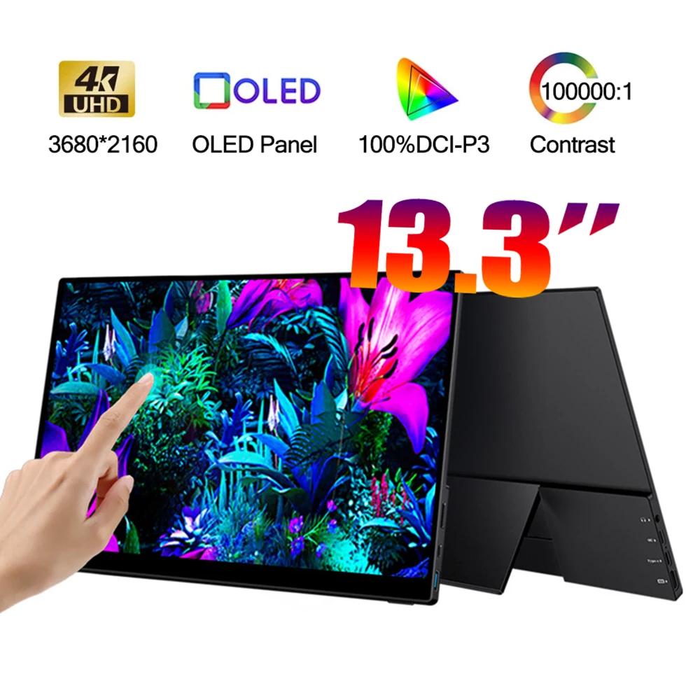 13.3 ġ 4K OLED ġ ũ ޴ , PC Ʈ ޴ PS4/5 Xbox ̹ ÷, 3840x2160, 550Nit, 100000:1, 1MS